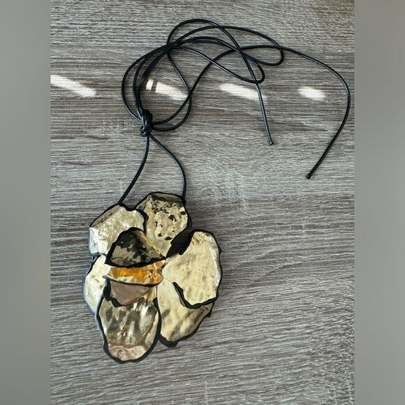 Flower necklace N698 - Picture 3 of 4